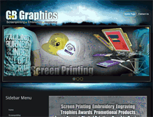 Tablet Screenshot of gandbgraphics.com